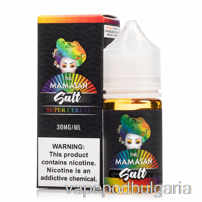 Vape Течности Super Cereal - The Mamasan Salt - 30ml 30mg